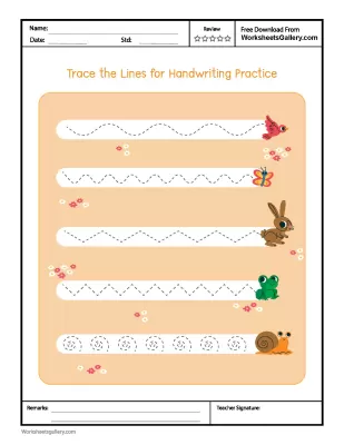 5 Brilliant Lines for Handwriting Practice: Fun for Ages 3-5