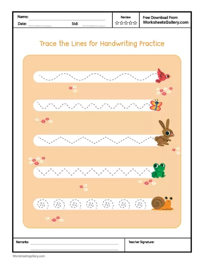5 Brilliant Lines for Handwriting Practice: Fun for Ages 3-5