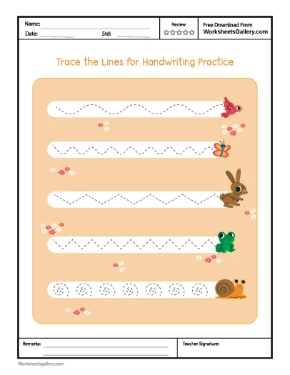 5 Brilliant Lines for Handwriting Practice: Fun for Ages 3-5