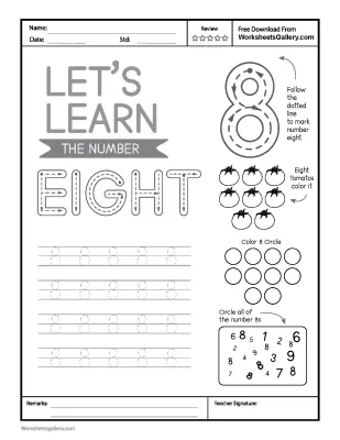 Amazing Number 8 Tracing: Essential Steps for Early Math Mastery