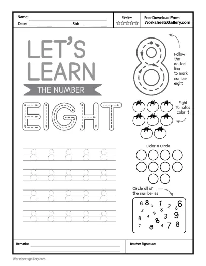 Amazing Number 8 Tracing: Essential Steps for Early Math Mastery