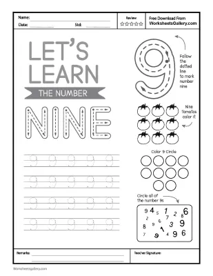Amazing Number 9 Tracing: Essential Steps for Confident Writing