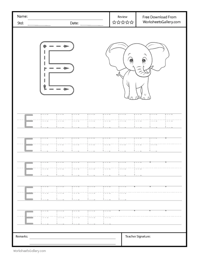 Essential Letter E Tracing: 5 Amazing Steps to Early Writing Success!