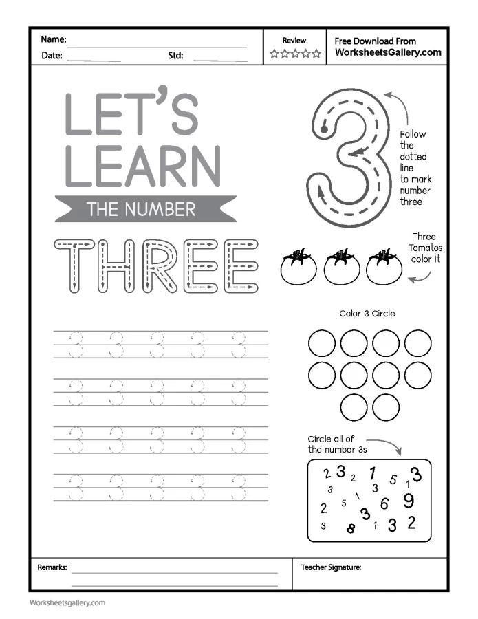Exciting Number 3 Tracing: 5 Essential Tips for Math Success
