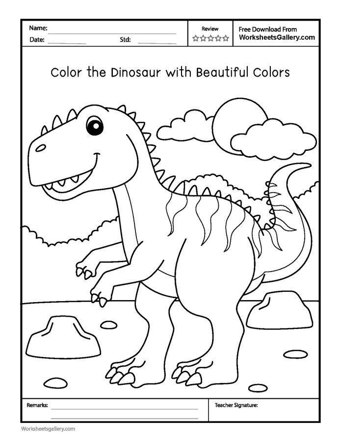 Joyful Dinosaur Coloring: 7 Amazing Steps for Creative Fun