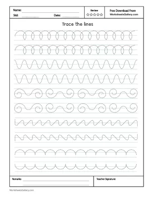 Master 10 Tricky Lines for Tracing Practice: Fun for Ages 3-6