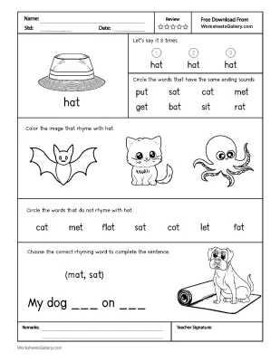 Master 7 Essential CVC -at Words for Reading Triumph!