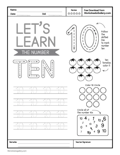 Master 10 Stellar Steps for Number 10 Tracing: Early Math Success