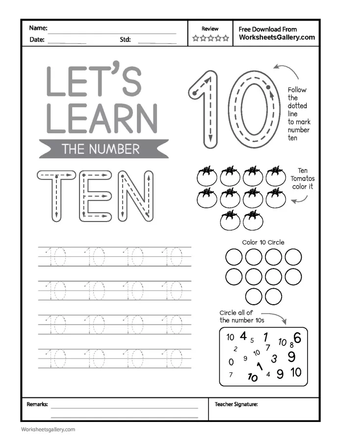 Master 10 Stellar Steps for Number 10 Tracing: Early Math Success