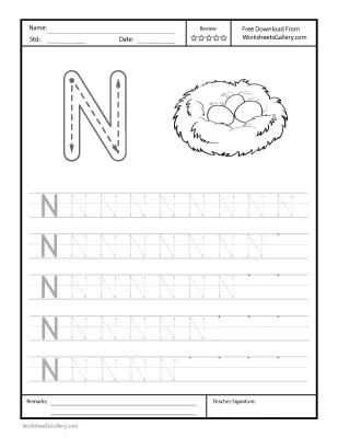 Mastering Letter N Tracing: 9 Nifty Steps for New Writers!