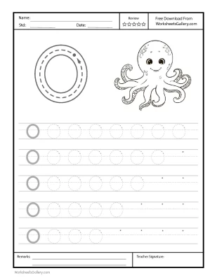 Letter O Tracing: 8 Crucial Steps for Optimal Formation!
