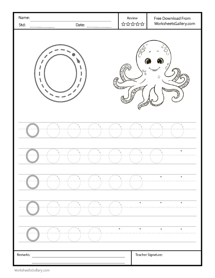 Letter O Tracing: 8 Crucial Steps for Optimal Formation!