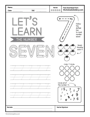 Master Number 7 Tracing: A Fun Path to Early Math Mastery