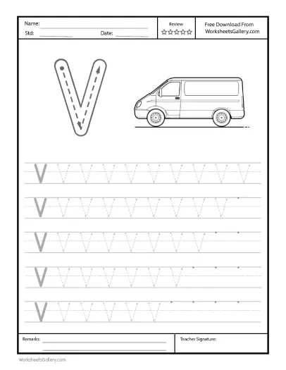 Super Letter V Tracing: 10 Brilliant Steps for Kids!