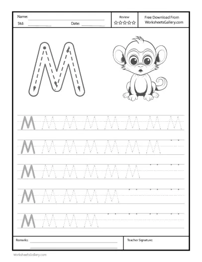 Unforgettable Letter M Tracing: 9 Bold Steps for Writing Success!