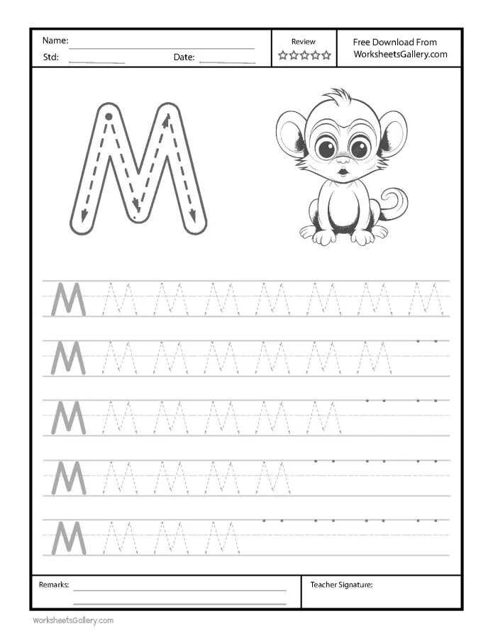 Unforgettable Letter M Tracing: 9 Bold Steps for Writing Success!