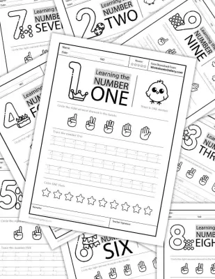 Trace Number 1 to 10 Worksheet: Fun for Little Learners!