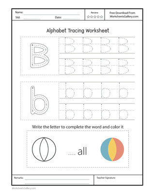 Bb Worksheet: 6 Wonderful Bounce and Bowl Tasks