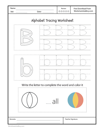 Bb Worksheet: 6 Wonderful Bounce and Bowl Tasks