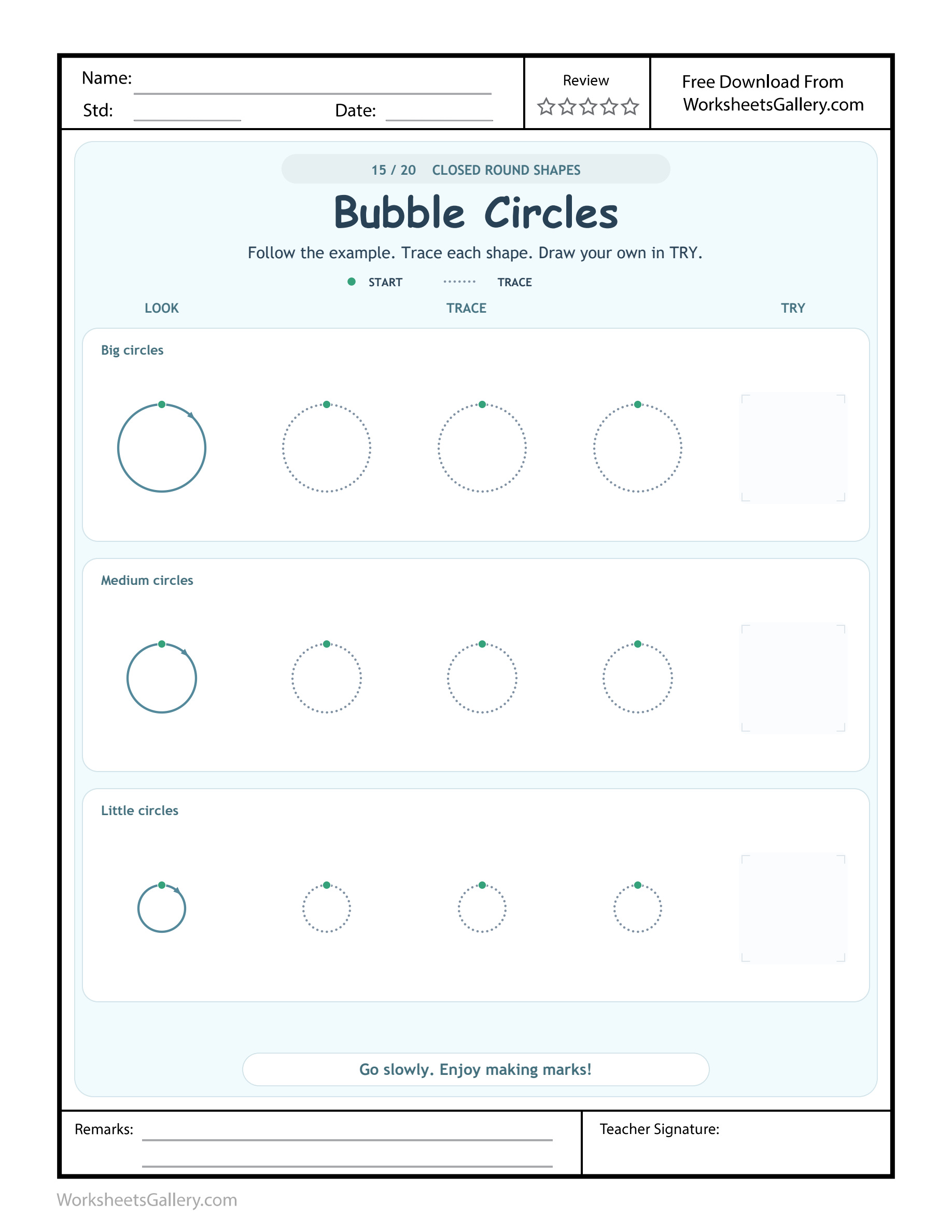 Bubble Circle Marks: 4 Brilliant Close-the-Curve Games