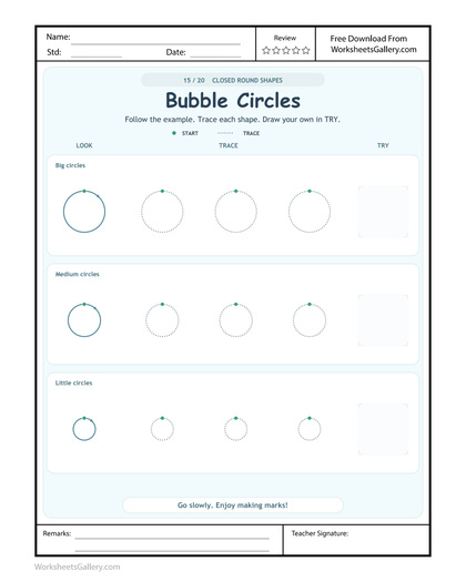 Bubble Circle Marks: 4 Brilliant Close-the-Curve Games