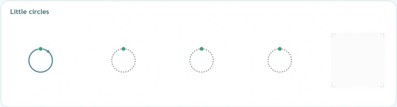 Little circles beside the smallest independent window