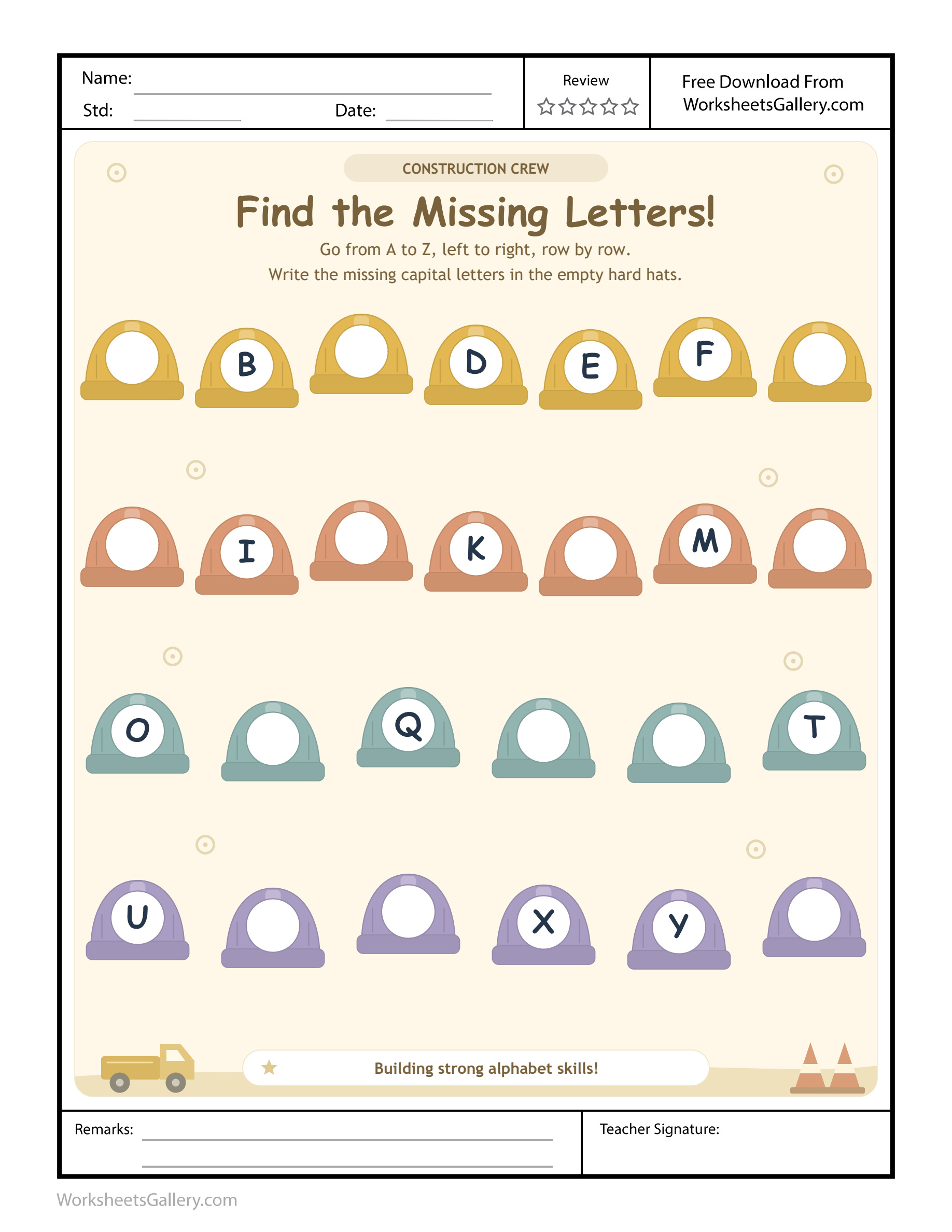 Builder Letter Check: 4 Wonderful Hard Hat Repairs