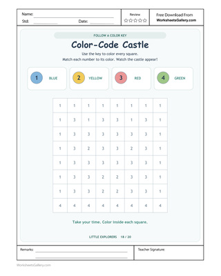 Castle Color Codes: 4 Amazing Number-Color Rules