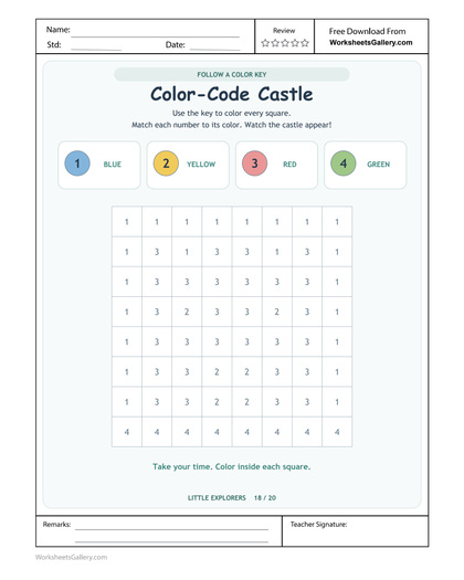 Castle Color Codes: 4 Amazing Number-Color Rules