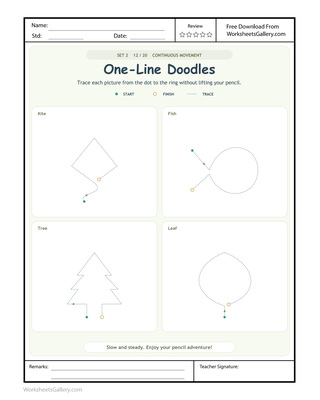 Continuous Picture Lines: 6 Powerful Pencil Journey Games