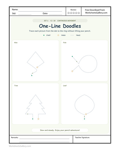 Continuous Picture Lines: 6 Powerful Pencil Journey Games