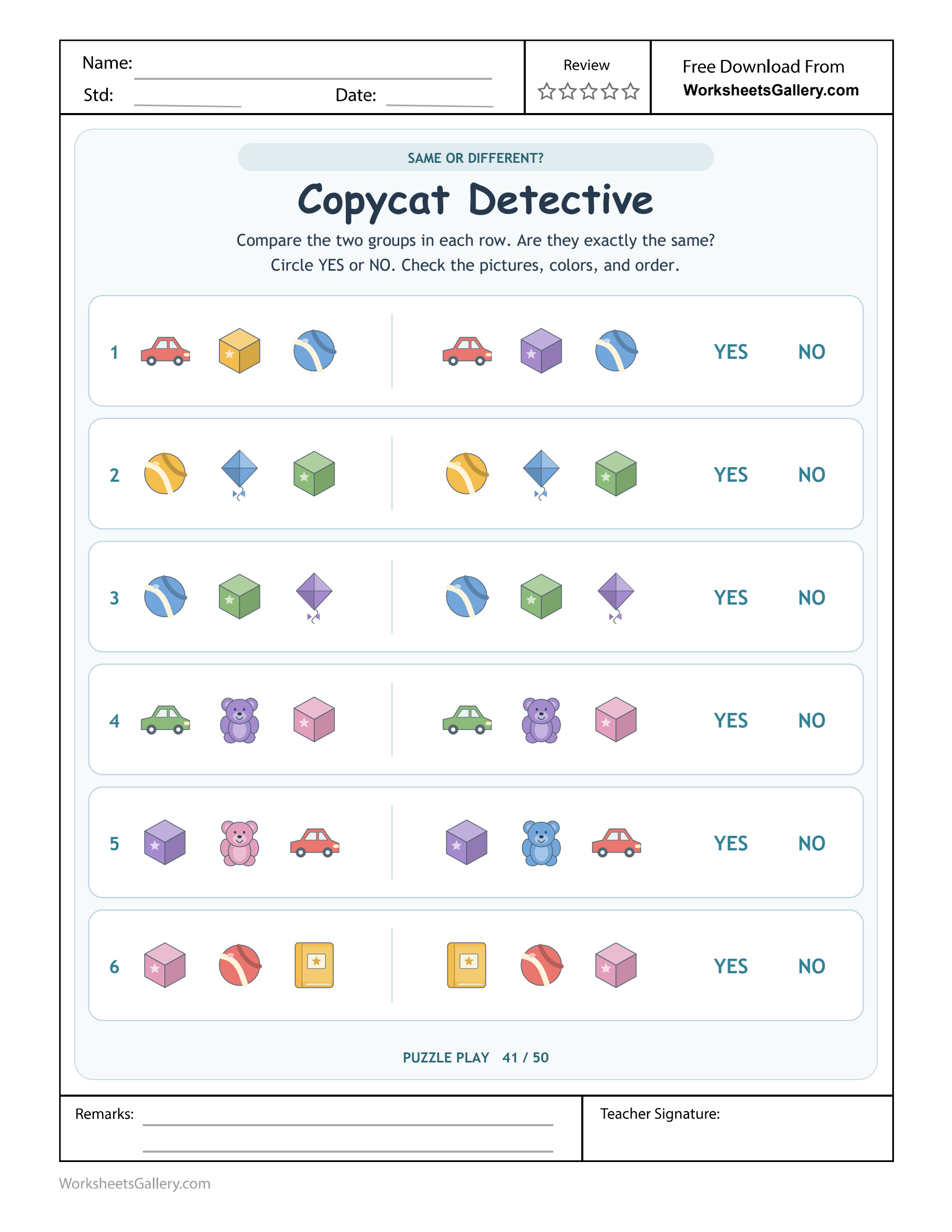 Copycat Picture Checks: 6 Clever Exact-Match Tests