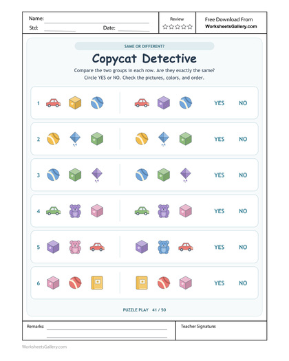 Copycat Picture Checks: 6 Clever Exact-Match Tests