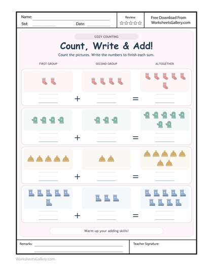 Cozy Addition Notes: 6 Powerful Single-Garment Games