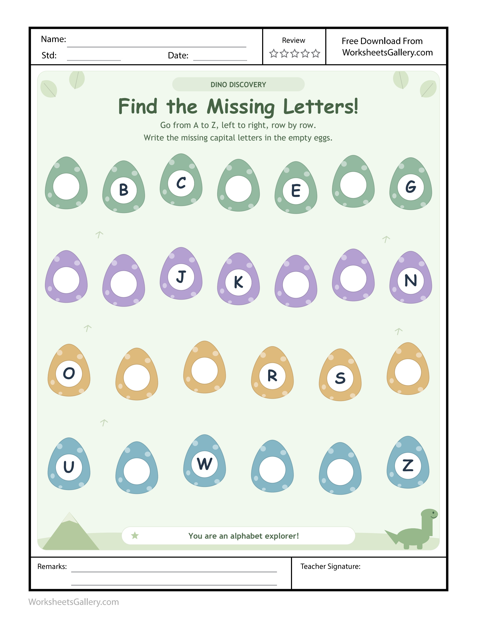 Dino Missing Capitals: 6 Powerful Alphabet Discoveries