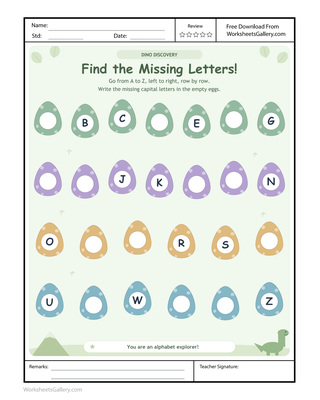 Dino Missing Capitals: 6 Powerful Alphabet Discoveries