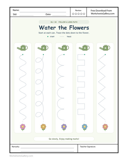 Flower Path Practice: 4 Wonderful Long-Route Games