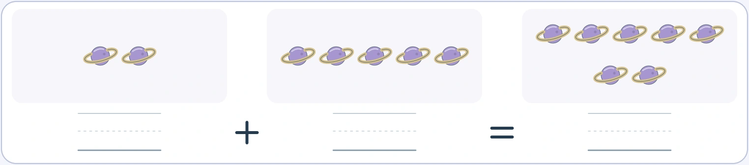 Two planets plus five planets with seven in the altogether panel