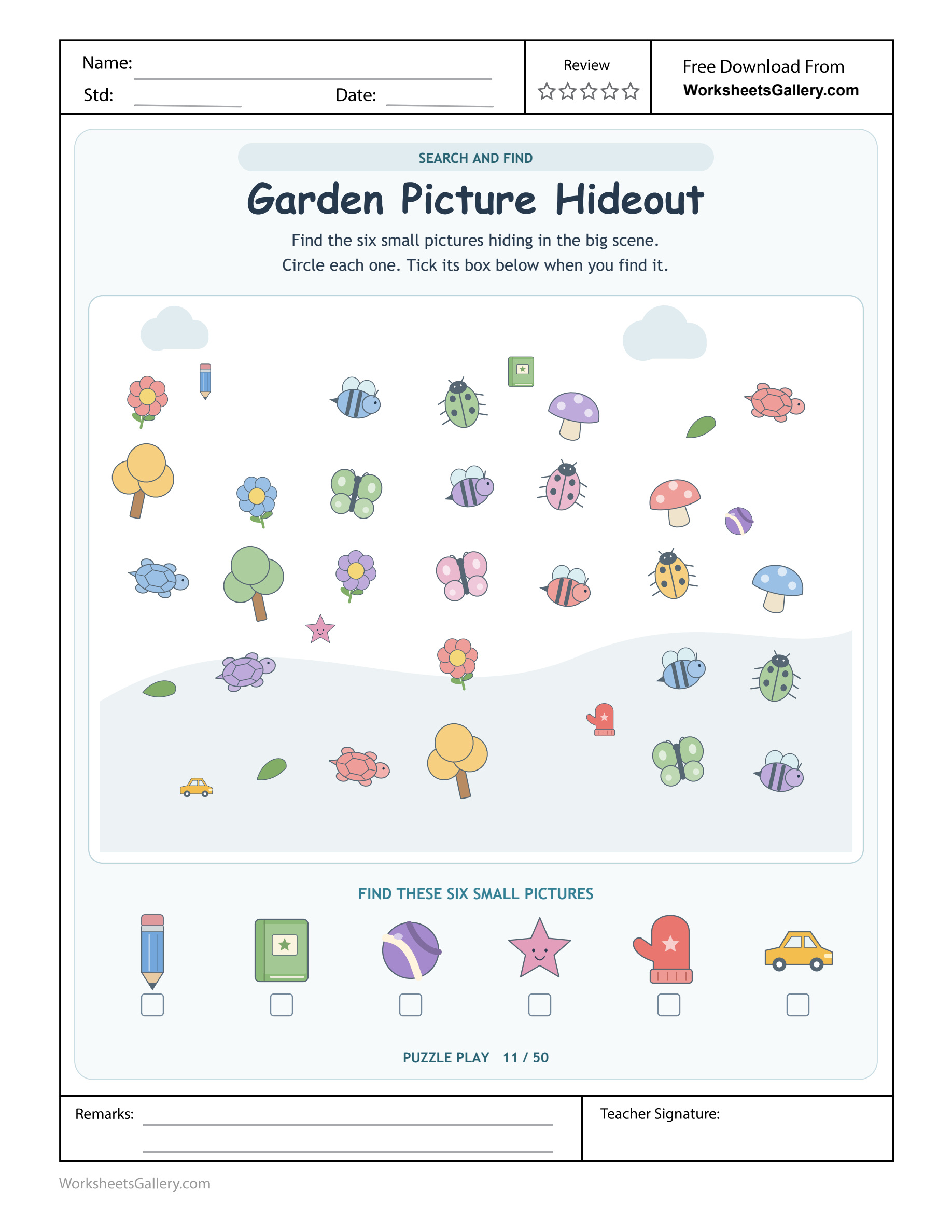 Garden Hidden Pictures: 6 Clever Finds Among Flowers