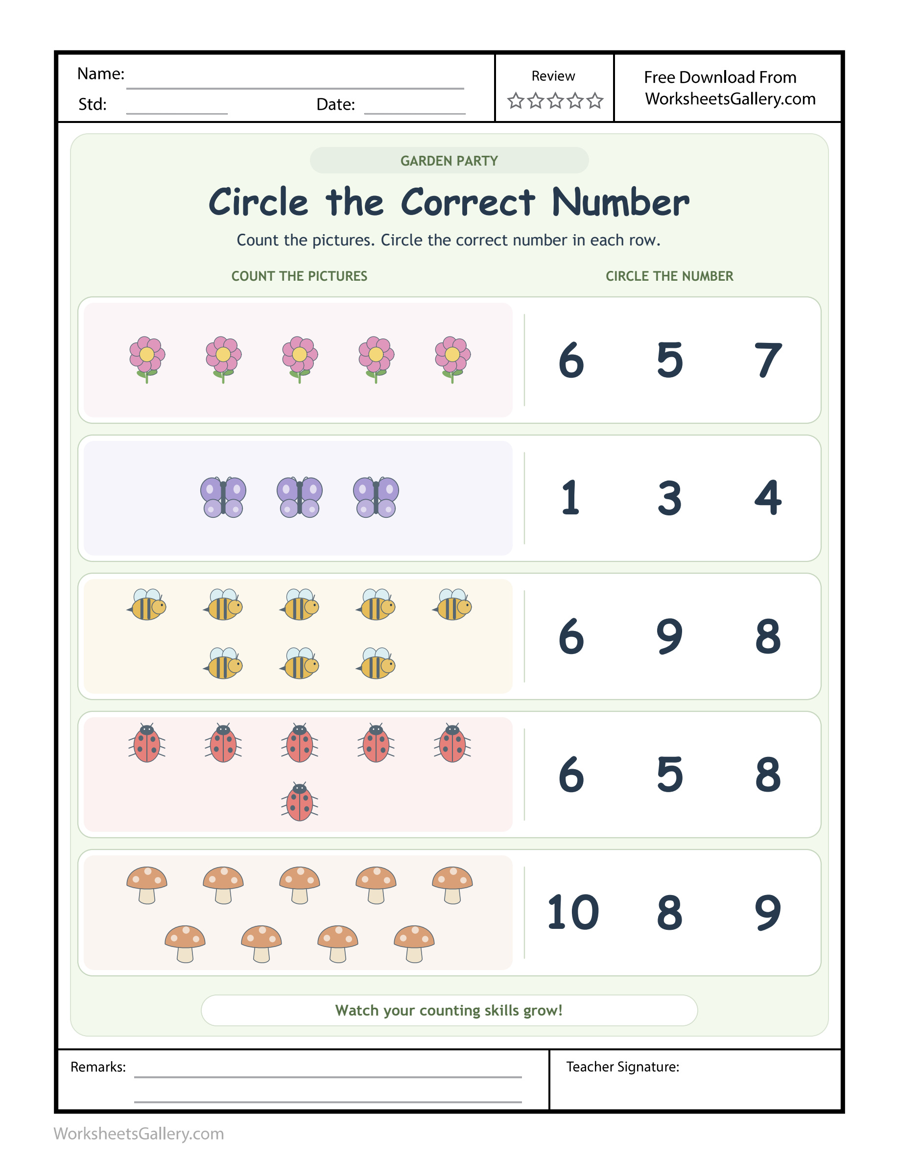 Garden Picture Count: 6 Powerful Whole-Object Games