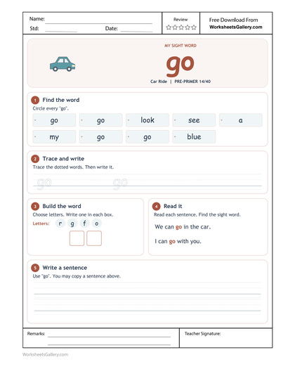 Go Word Journeys: 4 Brilliant Car-and-Reader Games