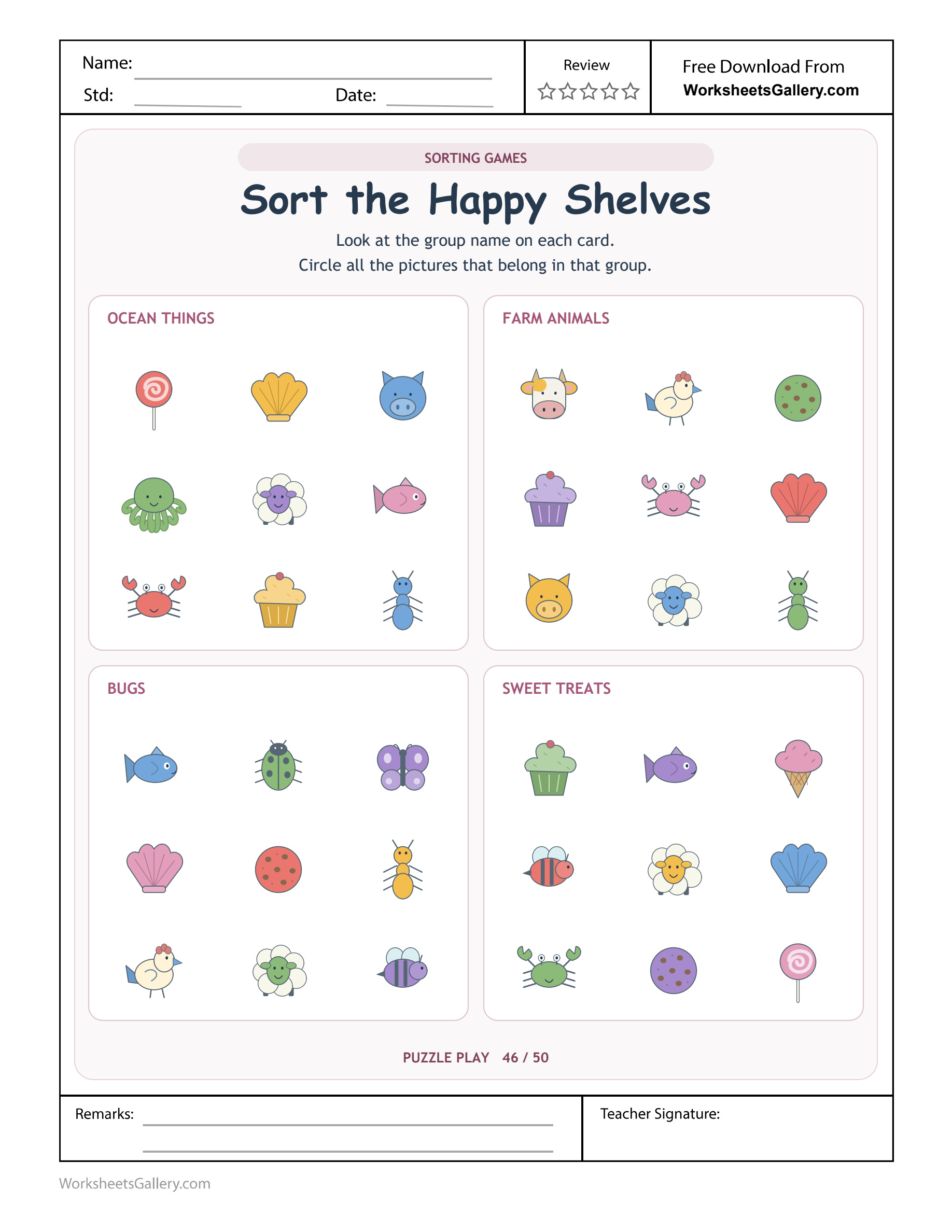 Happy Shelf Groups: 4 Brilliant Sorting Decisions