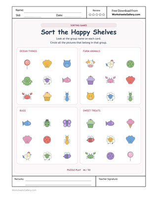 Happy Shelf Groups: 4 Brilliant Sorting Decisions