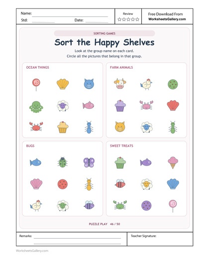 Happy Shelf Groups: 4 Brilliant Sorting Decisions