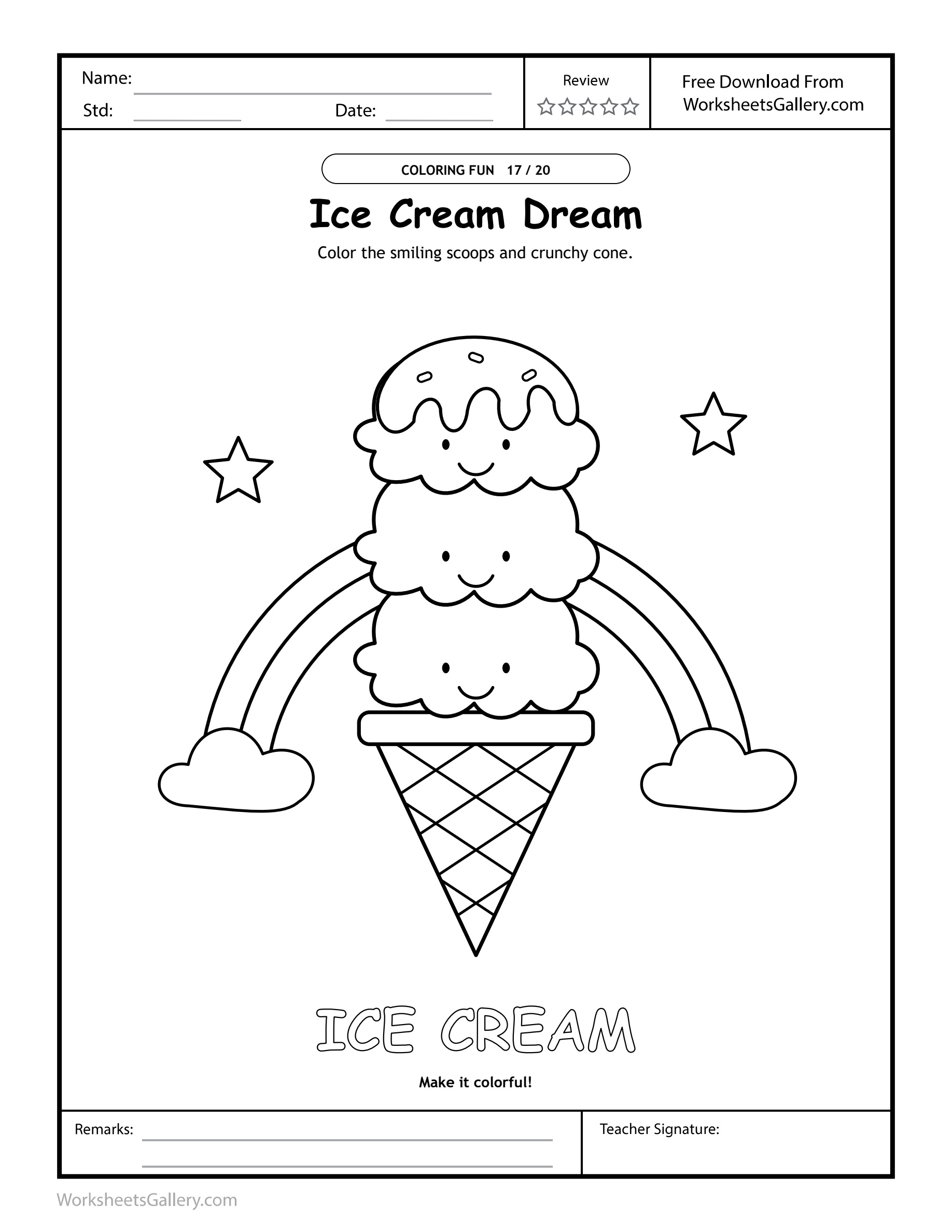 Ice Cream Color Stack: 4 Brilliant Flavor-Story Games