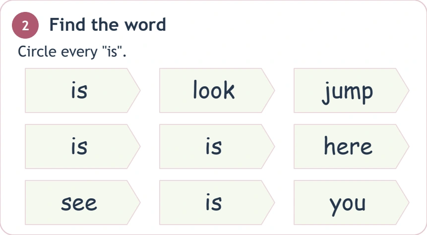 Nine search cells containing four is choices among look jump here see and you