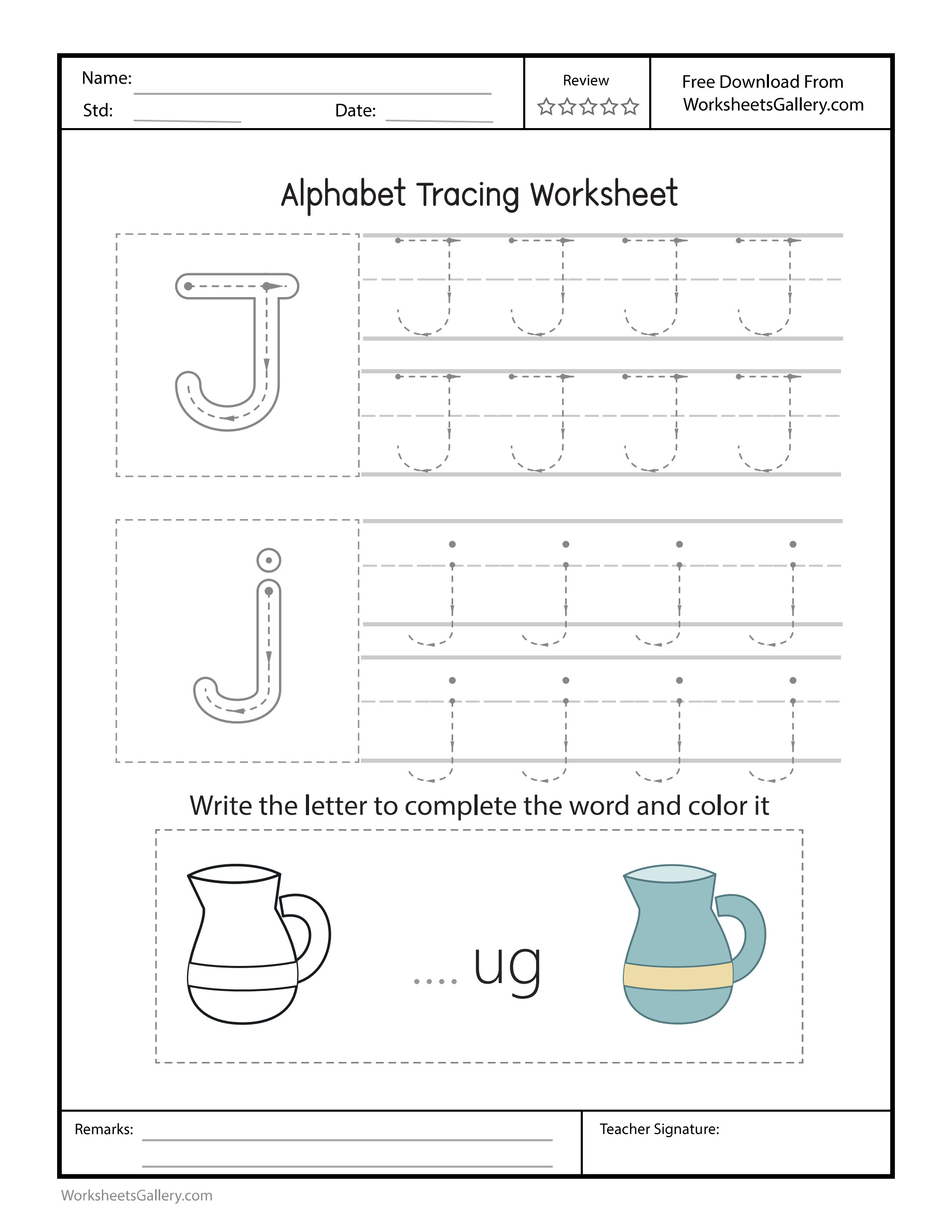 Jj Worksheet: 5 Wonderful Jug Hook Activities