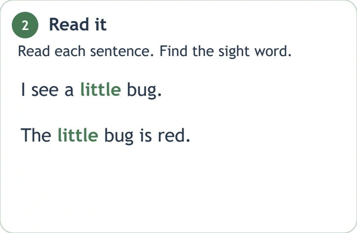 I see a little bug and The little bug is red source lines