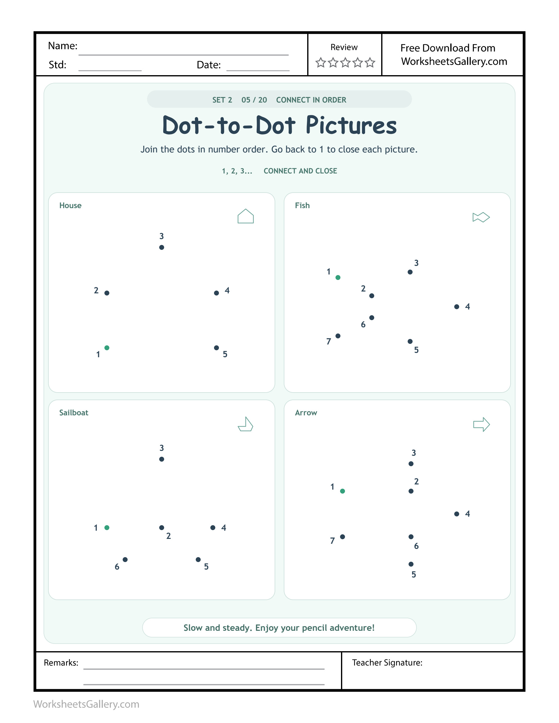Picture Dot Order: 4 Powerful Join-and-Close Games