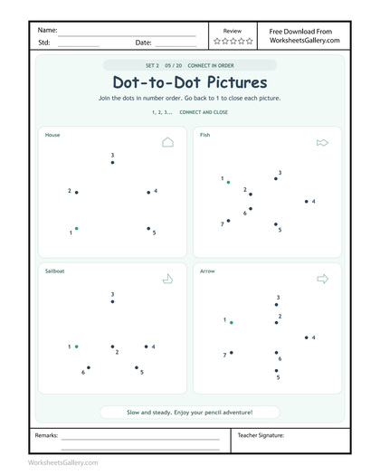 Picture Dot Order: 4 Powerful Join-and-Close Games